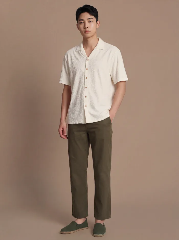 Same garment, AI-generated model variation