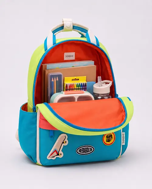 Kids backpack — open